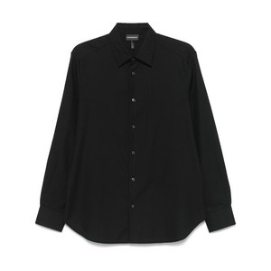 엠포리오아르마니 로고 자카드 셔츠