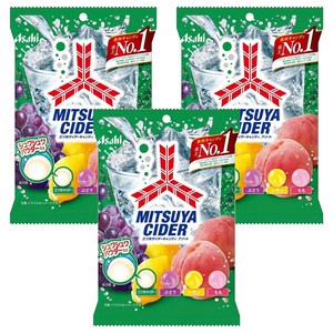 일본 아사히 미츠야 사이다 캔디 112g 3개, 112g, 3개