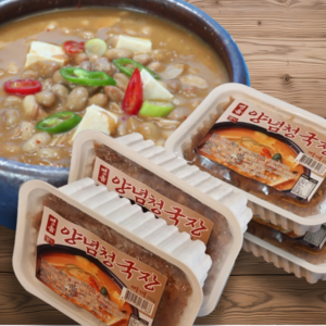 청국장 찌개 맛있게 끓이기 국산콩 양념청국장 2인분, 250g, 4개
