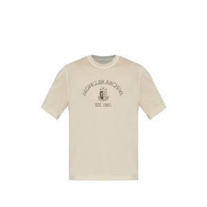 몽클레르 프린트 티셔츠, 베이지계열, Standard L(KR 100-180)