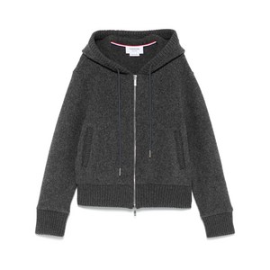 톰 브라운 울 후드 집업, 그레이계열, Italy 40(KR 55)