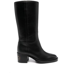 구찌 로고 스터드 부츠 45mm