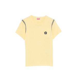 겐조 로고 아플리케 티셔츠, 옐로우계열, Standard M