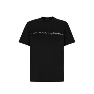 몽클레르 로고 디테일 티셔츠, 블랙계열, Standard M(KR 66)