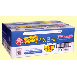 오뚜기 큰밥, 300g, 18개