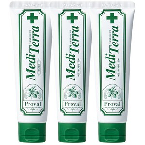 프로벨 메디테라 잇몸치약 특허성분함유 구취제거 불소 잇몸질환예방+제조사책임보험, 120g, 3개