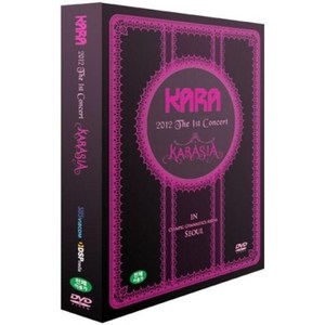 미개봉DVD) 카라(Kaa) - 2012 카라시아 서울 콘서트 (3 DISC) (포토북(52P) + 디지팩 + 아웃박스)