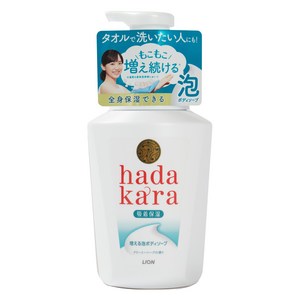 하다카라 버블 바디 솝 크리미 비누향, 530ml, 1개