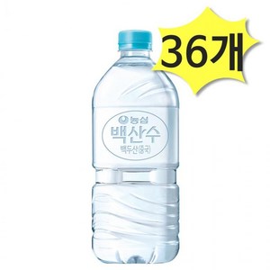 백산수 생수 무라벨, 1L, 36개