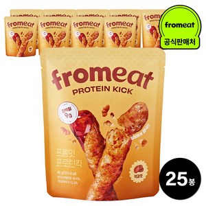 프롬잇 프로틴킥 약과맛 고단백질 과자 칼로리 낮은 간식 트랜스지방0% 달콤한맛 캬라멜맛 인절미맛, 25개, 40g