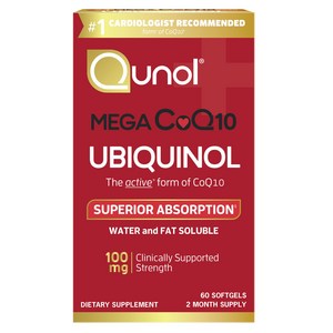퀴놀 메가 코엔자임큐텐 유비퀴놀 100mg 소프트젤, 60정, 1개