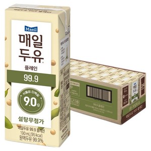 매일두유 99.9 플레인, 190ml, 48개