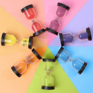 1분 5분 10분 30분 양치 모래시계 칼라 시간별, 60분, 레몬