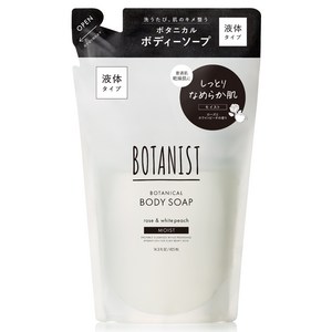 보타니스트 보태니컬 바디 솝 모이스트 로즈 & 화이트 피치 향 리필용, 425ml, 1개