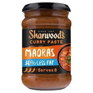 영국 샤우드 Shawood's Madas Cuy Paste 30% 저지방 마드라스 커리 페이스트 소스, 6개, 280g