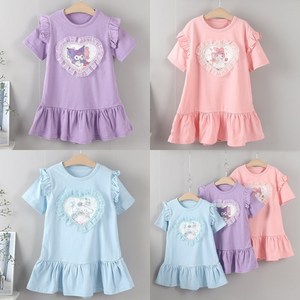 산리오 패치 원피스 마이멜로디 쿠로미 시나모롤 여아 여름옷 어린이날선물