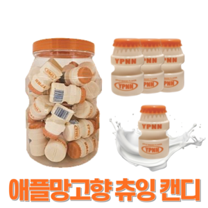 YPNN 애플망고맛 츄잉캔디 미니 야쿠르트 사탕, 12g, 30개