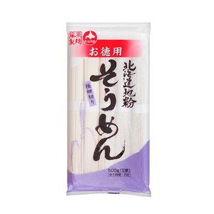 후지와라 홋카이도산 소면 500g, 1개