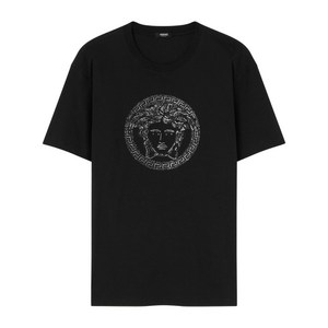 베르사체 메두사 장식 티셔츠, 블랙계열, Italy 42(KR 66)