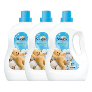 스너글 초고농축 섬유유연제 오리지널 허거블 코튼 본품, 4L, 3개