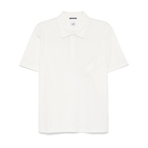 C.P.컴퍼니 로고 아플리케 폴로 셔츠, 화이트계열, Standard M(KR 100)