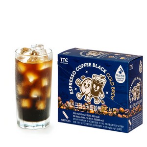 테티스커피 블루 50포 콜드브루 원액 스틱 더치커피 파우치 대용량