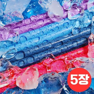 [국내산] BRW 아이스 쿨스카프 5세트, 혼합 5장
