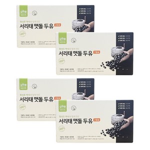 [오하루 자연가득] 100% 국내산 서리태 맷돌 두유 1박스 (20팩) / 고칼슘 황성주 / 최화정 두유, 180ml, 80개