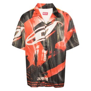 디젤 S 호크니 캠프 칼라 셔츠