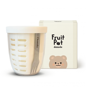 다소다 후르츠팟 과일 도시락통 보관용기 샐러드 컵 프루팟