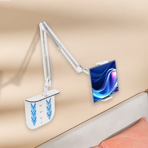 모센모 히든 접이식 스마트패드&스마트폰 더블 스프링 침대 자바라 거치대