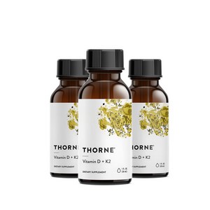 쏜리서치 비타민 D K2, 30ml, 3개