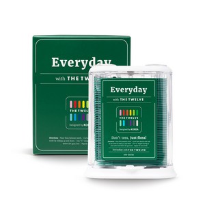 더트웰브 일회용 손잡이 치실 스마트 원터치 디스펜서 (그린)