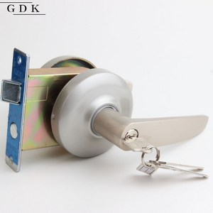 G.D.K 9000모닝 현관문 방화문 레버 손잡이 잠금장치 열쇠3개 KS인증