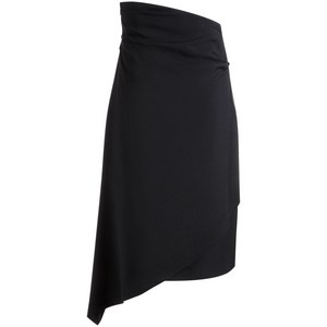 발리 랩 비대칭 미디 스커트, 블랙계열, IT 42(KR 55)