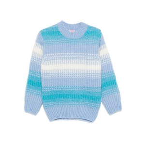 겐조 스트라이프 크루 넥 스웨터, 블루계열, Standard XS