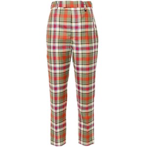 비비안웨스트우드 체크 시가렛 팬츠