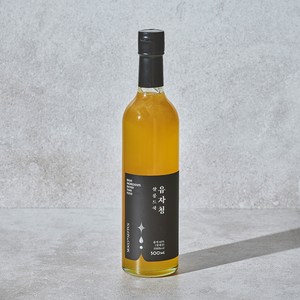 살롱드쿡 유자청 유자차 유자원액 유자드레싱, 3개, 1개입, 500ml