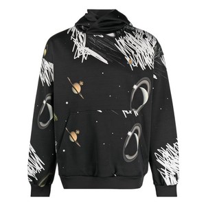 비비안웨스트우드 플래닛 프린트 풀오버 스웨트셔츠, 블랙계열, M(KR 100)