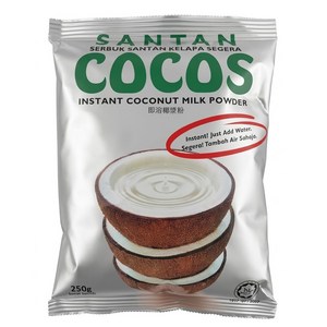 코코스 산탄 코코넛 밀크 파우더 인도네시아 250g king food santan cocos Coconut Milk Powder 250g