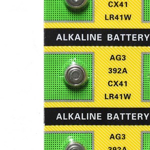 리튬 건전지 수은전지 392A 1팩 10, 10개입, 1개