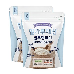 밀가루대신 타피오카가루 1.2kg 2개세트, 2개