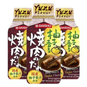 다이쇼 유자향이 나는 야키니쿠 양념, 185g, 3개