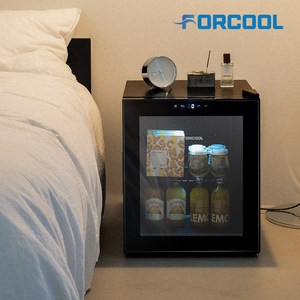 포쿨 음료수냉장고 쇼케이스 디지털 미니 가정용 업소용 음료 술장고 50L