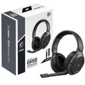 MSI GH50 wireless 무선 게이밍 헤드셋