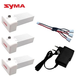 기존 74V 2000mAh 배터리 Syma X8SW X8SC X8 Po 초 고용량 c 무인 항공기 X8sw 시리즈 부품, 2)빨간, 1개