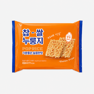 찹쌀 누룽지 스위트 팝 라이스 과자, 300g, 1개
