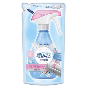 페브리즈 섬유탈취제 은은한 꽃향 리필, 320ml, 4개