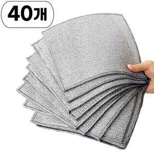 호아인터 노스크래치 찌든때 무흠집 수세미, 40개입, 1세트