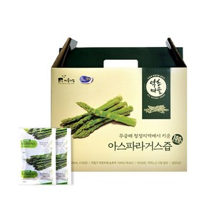 무공해 청정 약초마을 무첨가 아스파라거스 신선즙, 30개, 100ml